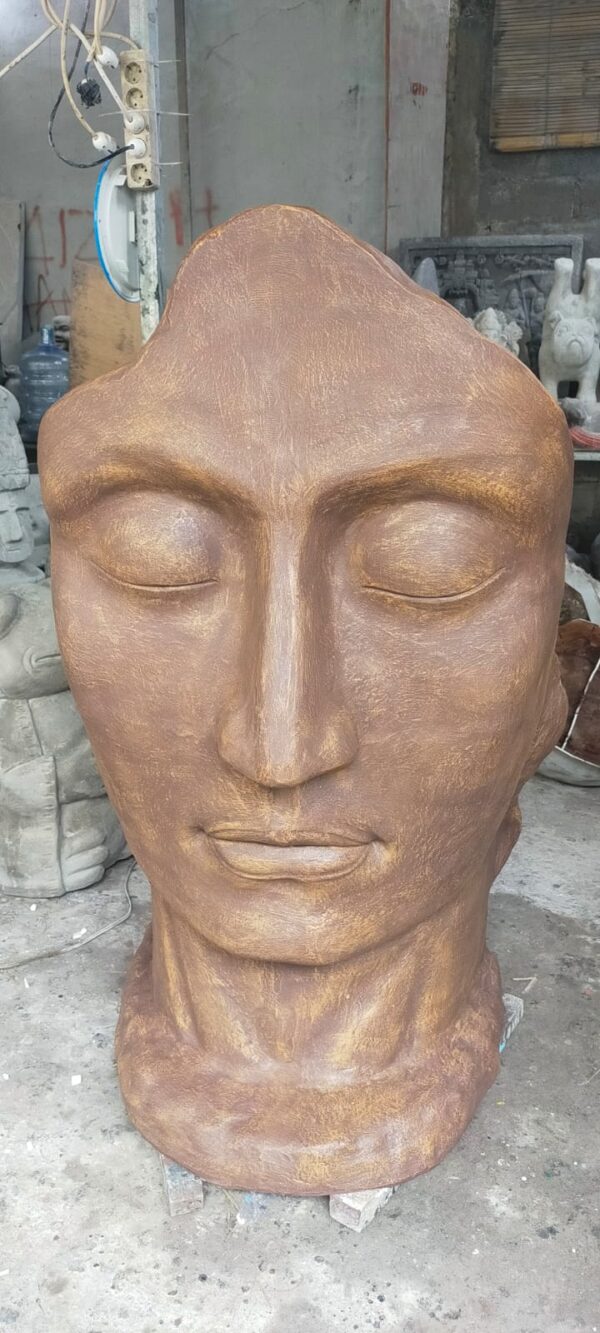 Man Face Statue